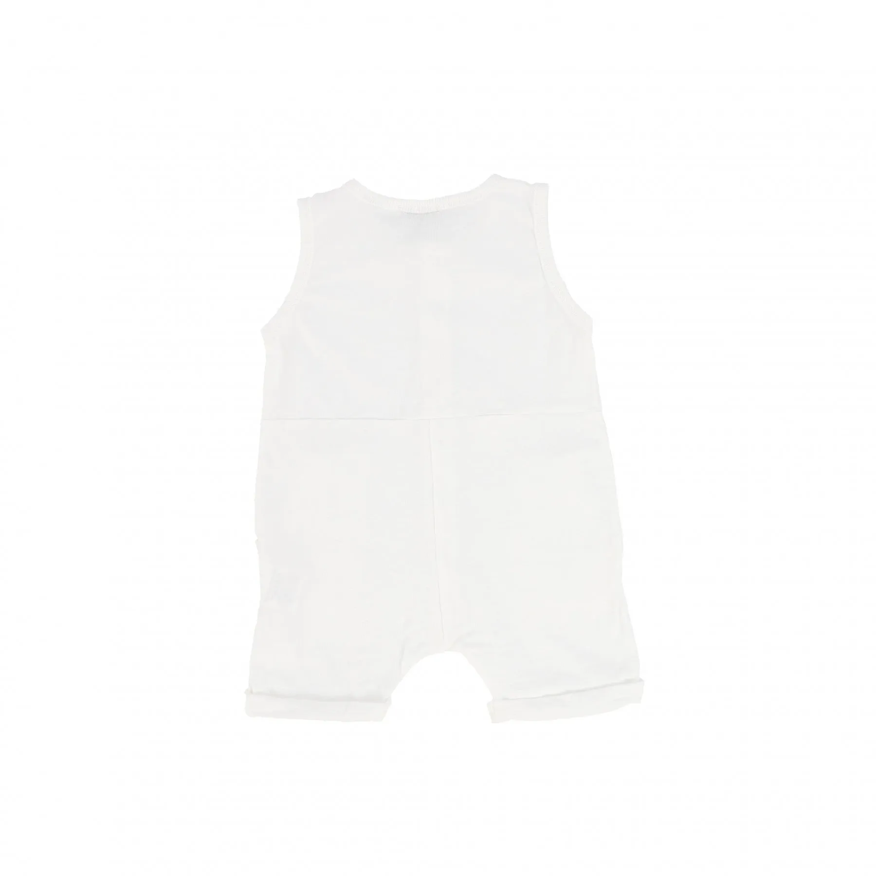 1  IN THE FAMILY WHITE BUTTON ROMPER