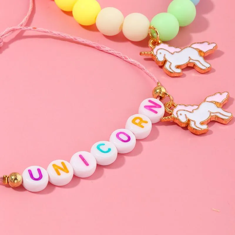 2-Pieces Resin Cute Children's bracelet