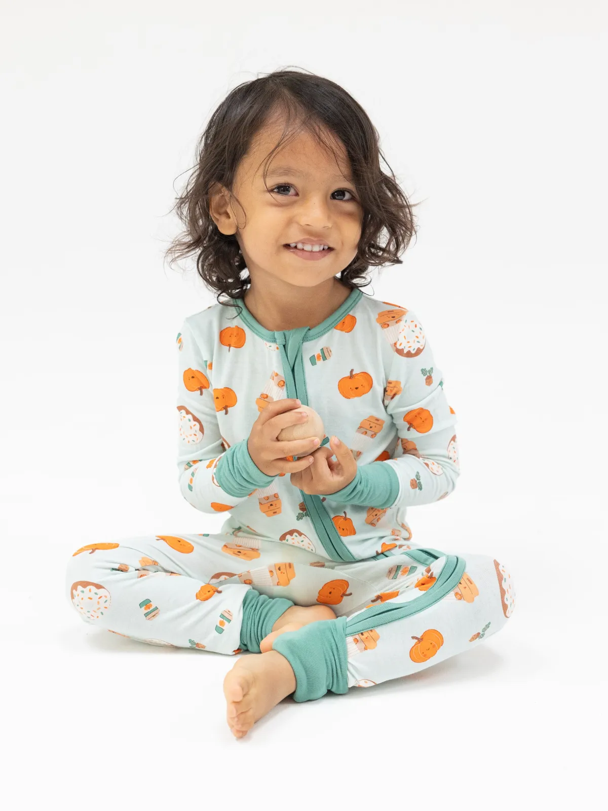 2-Way Zip Romper, Pumpkin Spice Latte