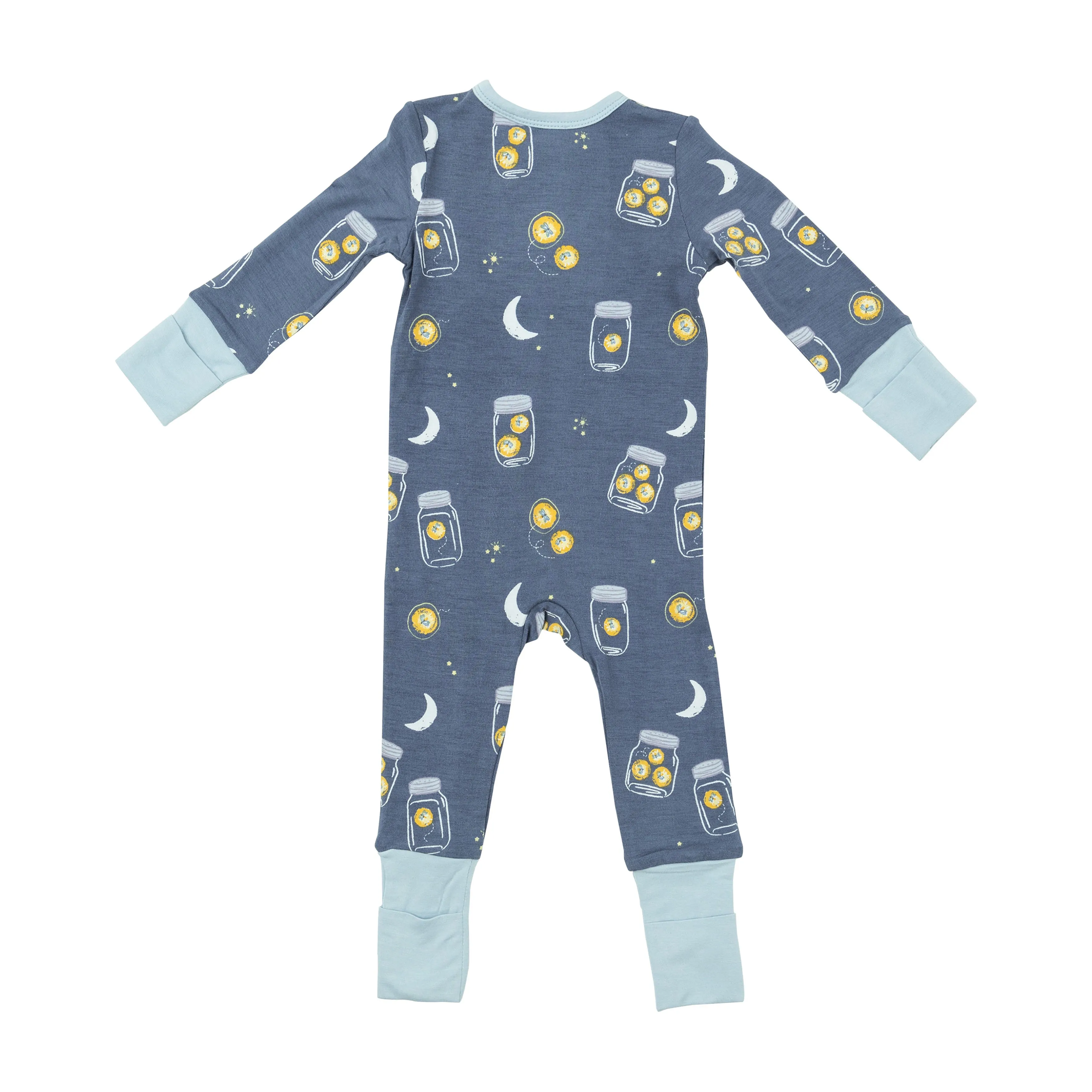 2 Way Zipper Romper - Fireflies