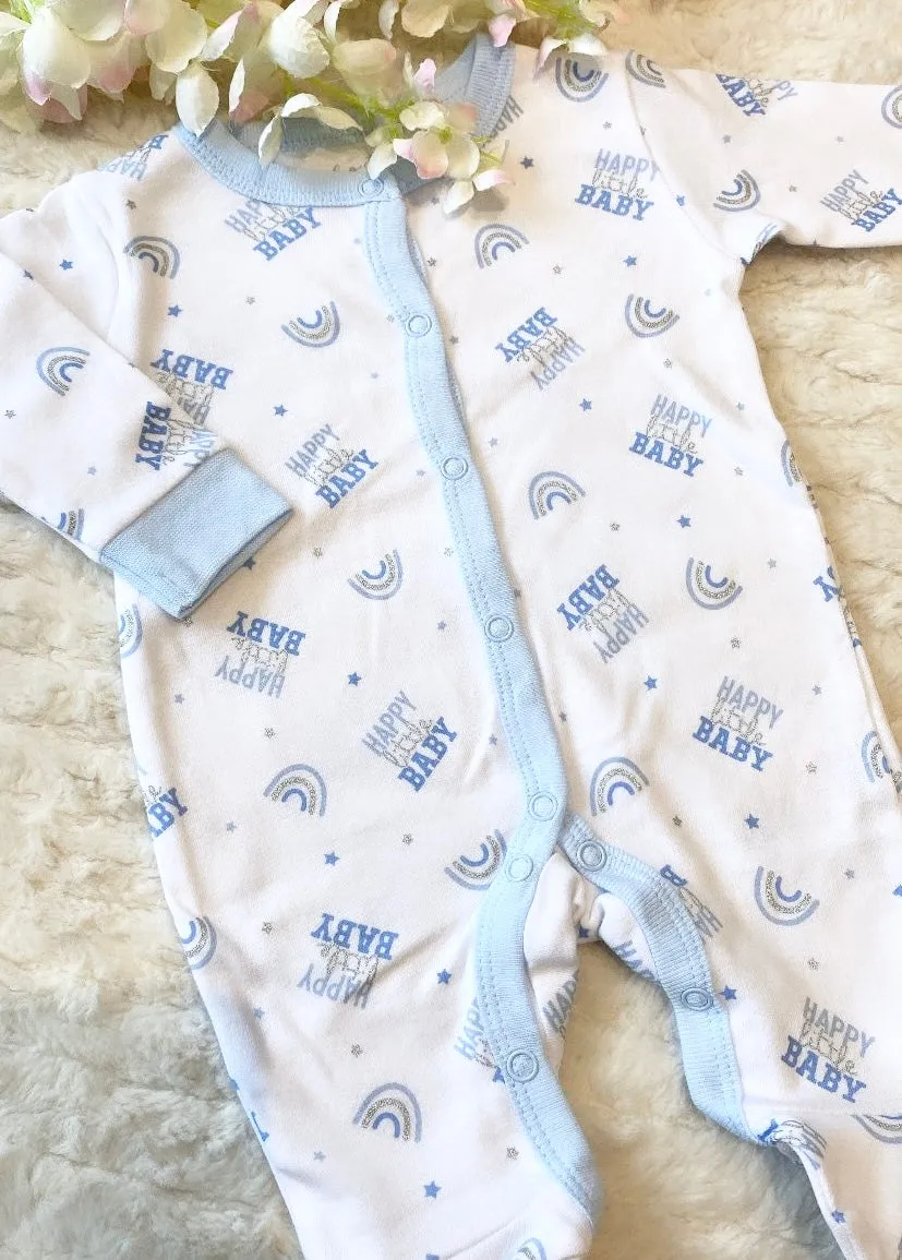5 piece hanging gift set blue (happy little baby)