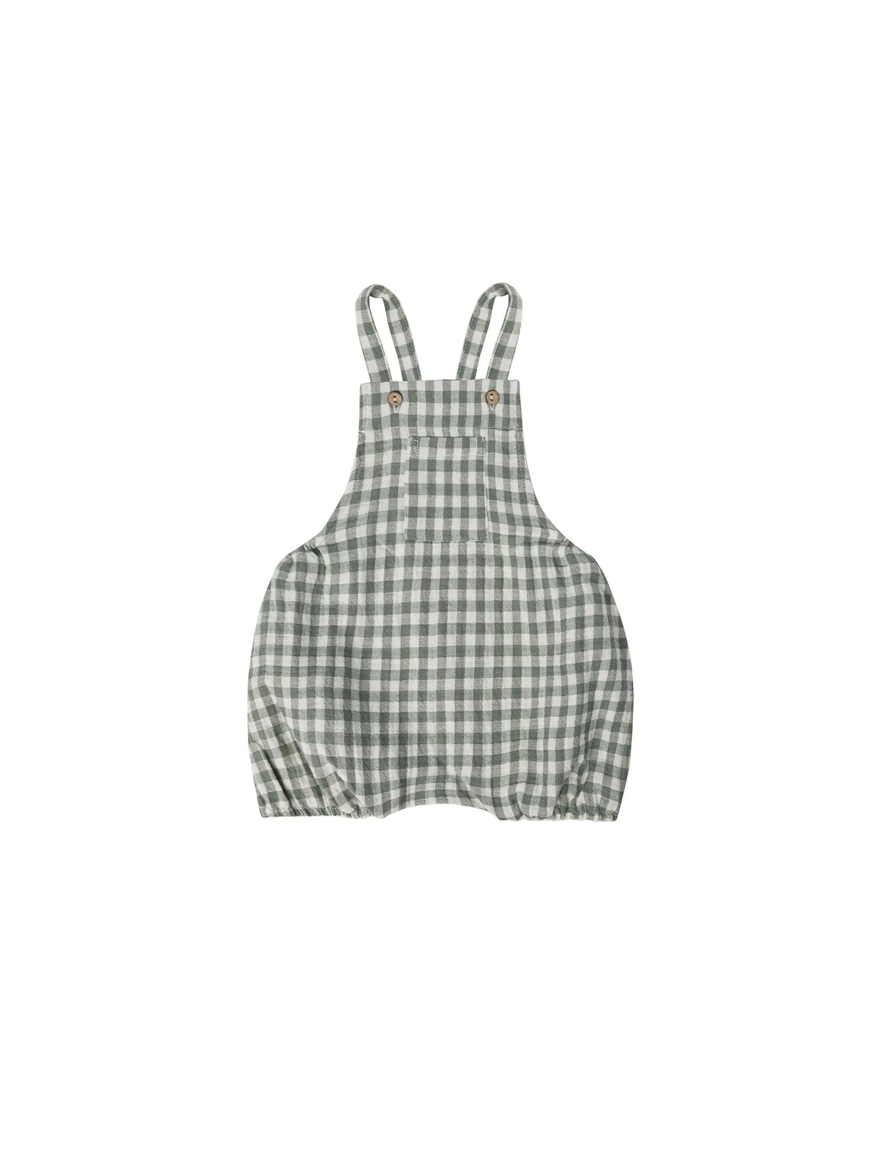 [70%OFF] hayes romper | sea green gingham