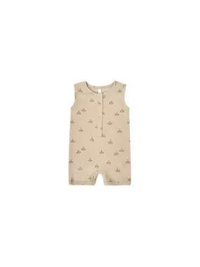 [70%OFF] ribbed henley romper | boats