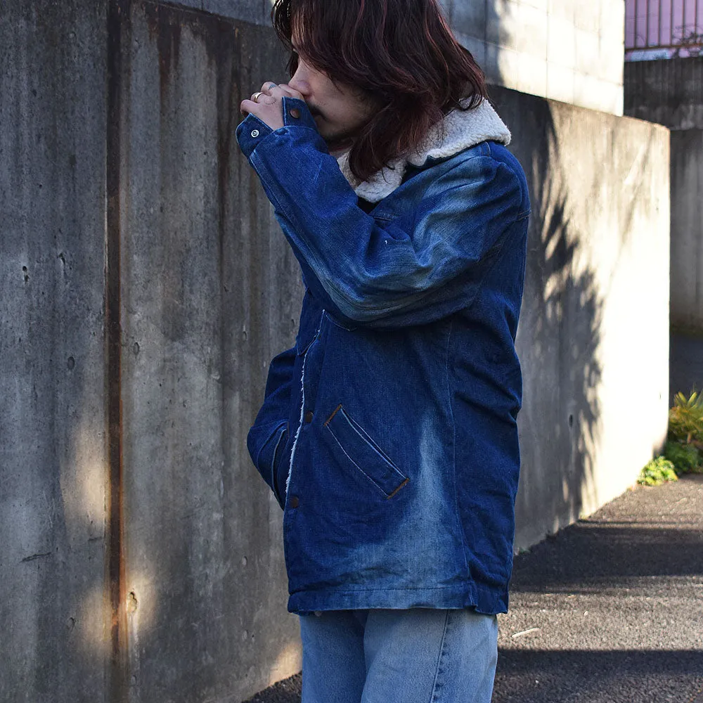 70’s Wrangler 黒タグ！ デニムボアジャケット USA製 230104