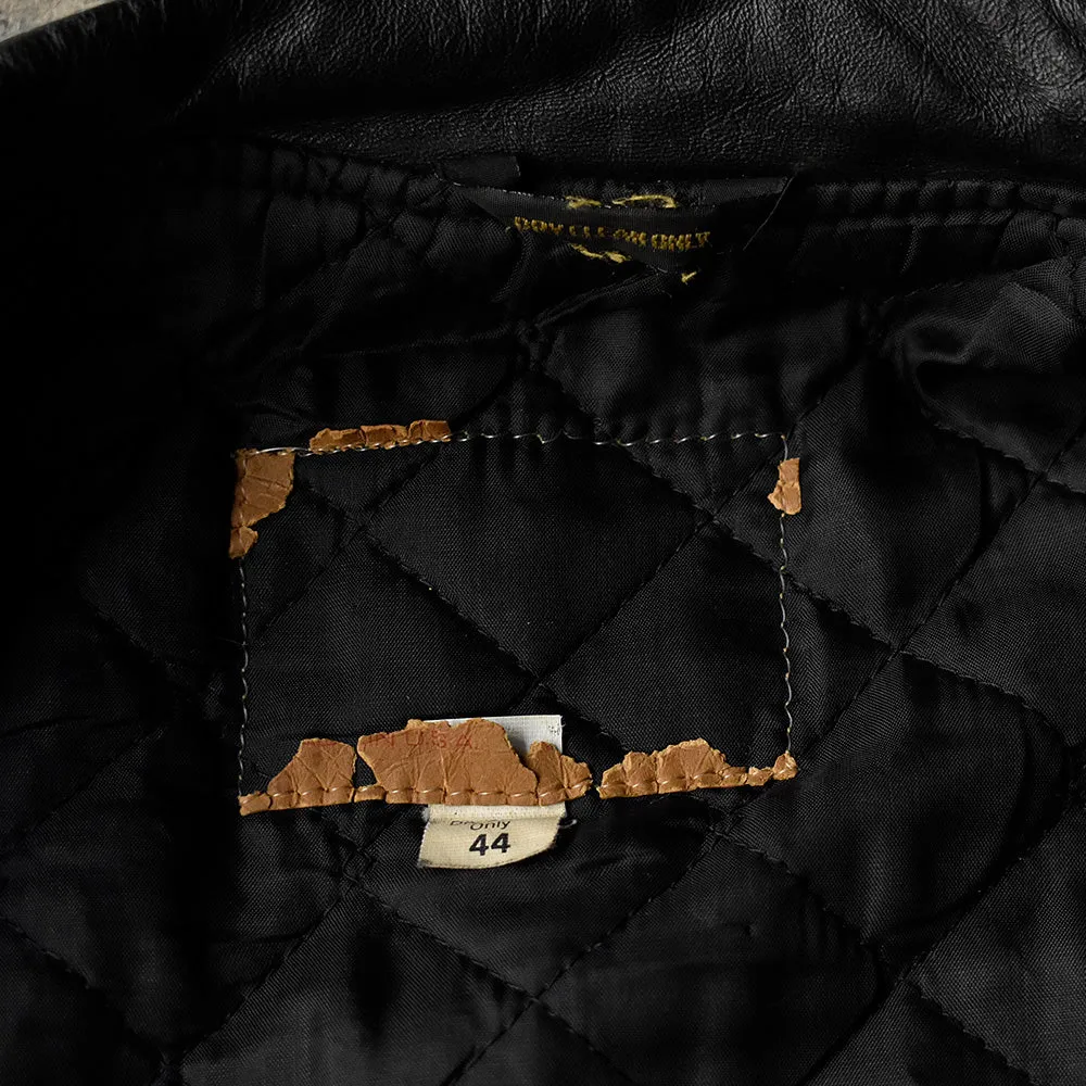 80's Leathercraft Process ライダース レザージャケット 240123H
