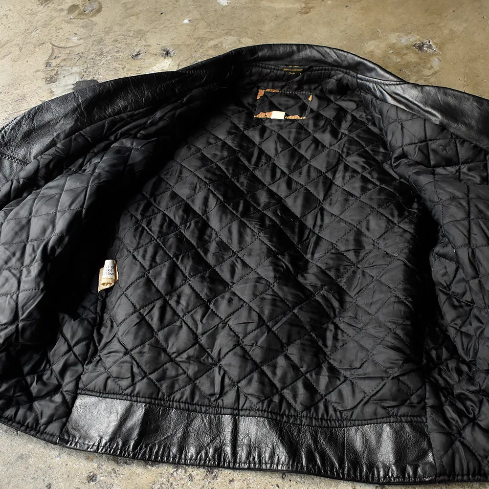 80's Leathercraft Process ライダース レザージャケット 240123H