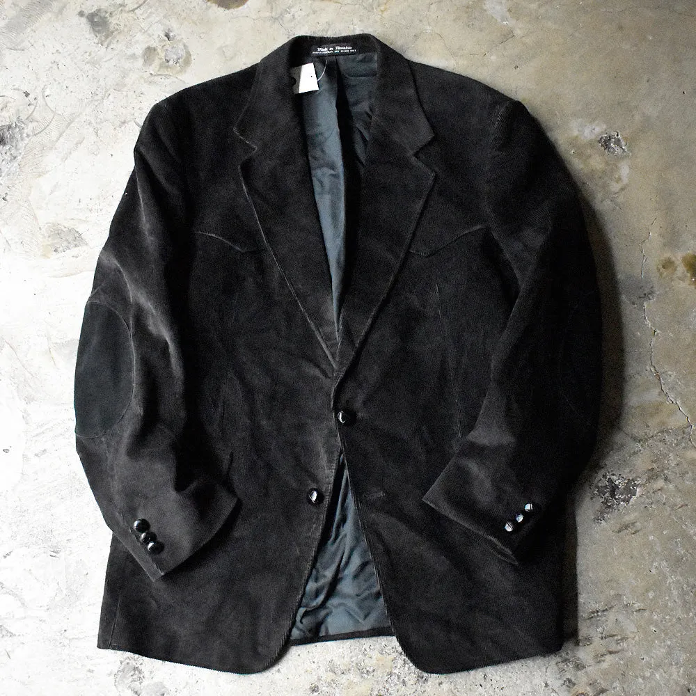 90's CCC WESTERN WEAR ブラック！ ウエスタン コーデュロイジャケット 240407H