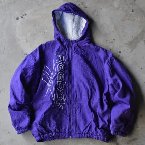 90’s Reebok ロゴ刺繍 中綿入り ナイロンジャケット 240110