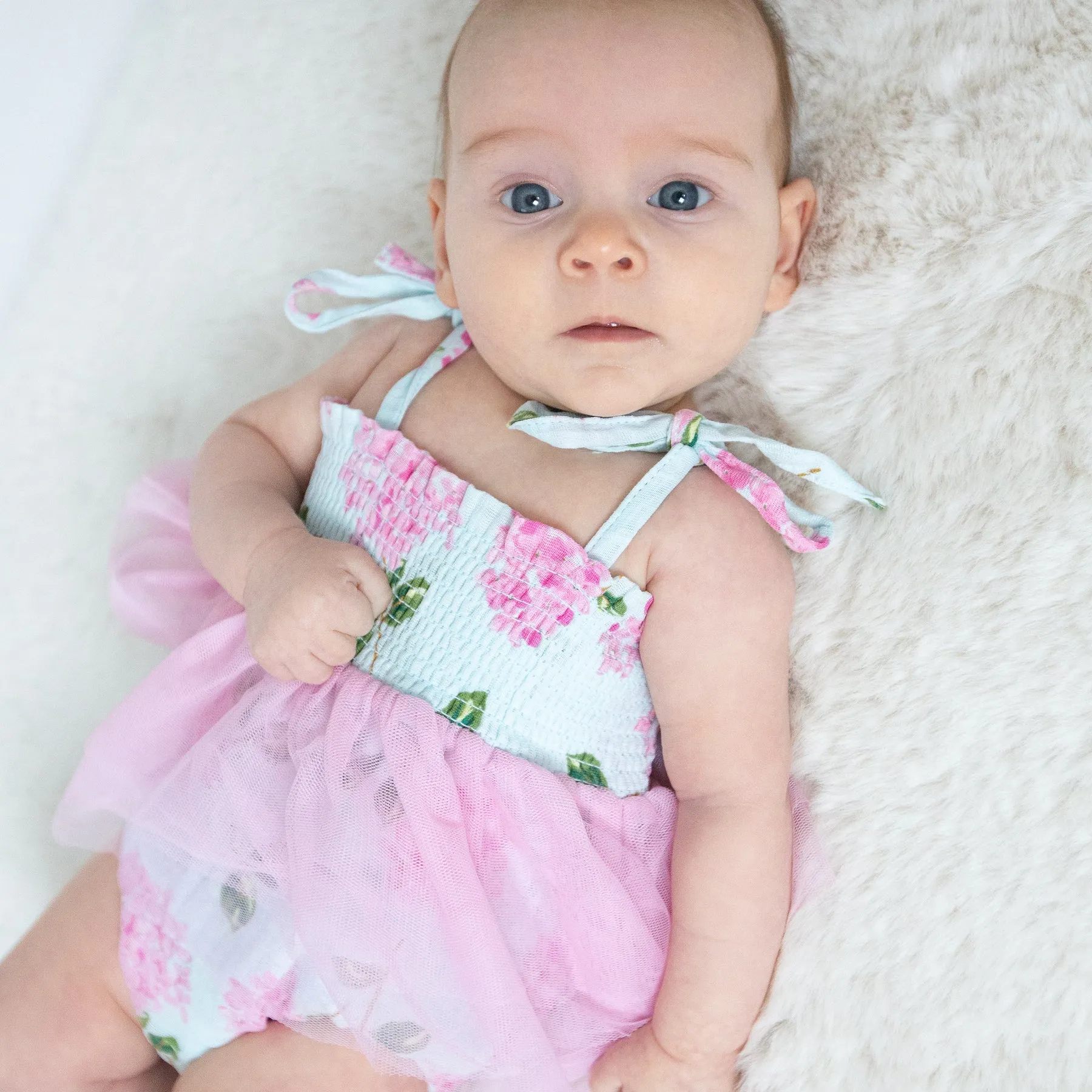 ANG Hydrangeas Muslin Tutu Bubble