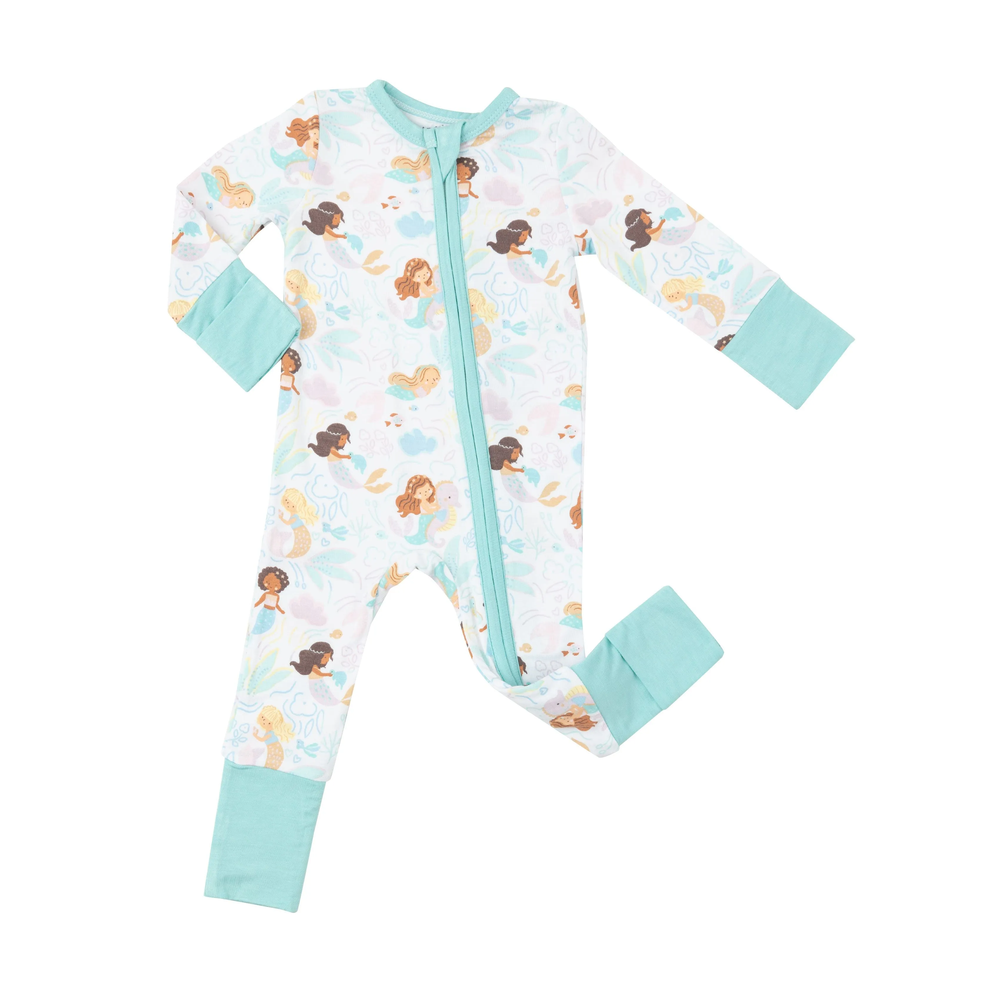 ANG Magical Mermaids 2 Way Zip Convertible Romper