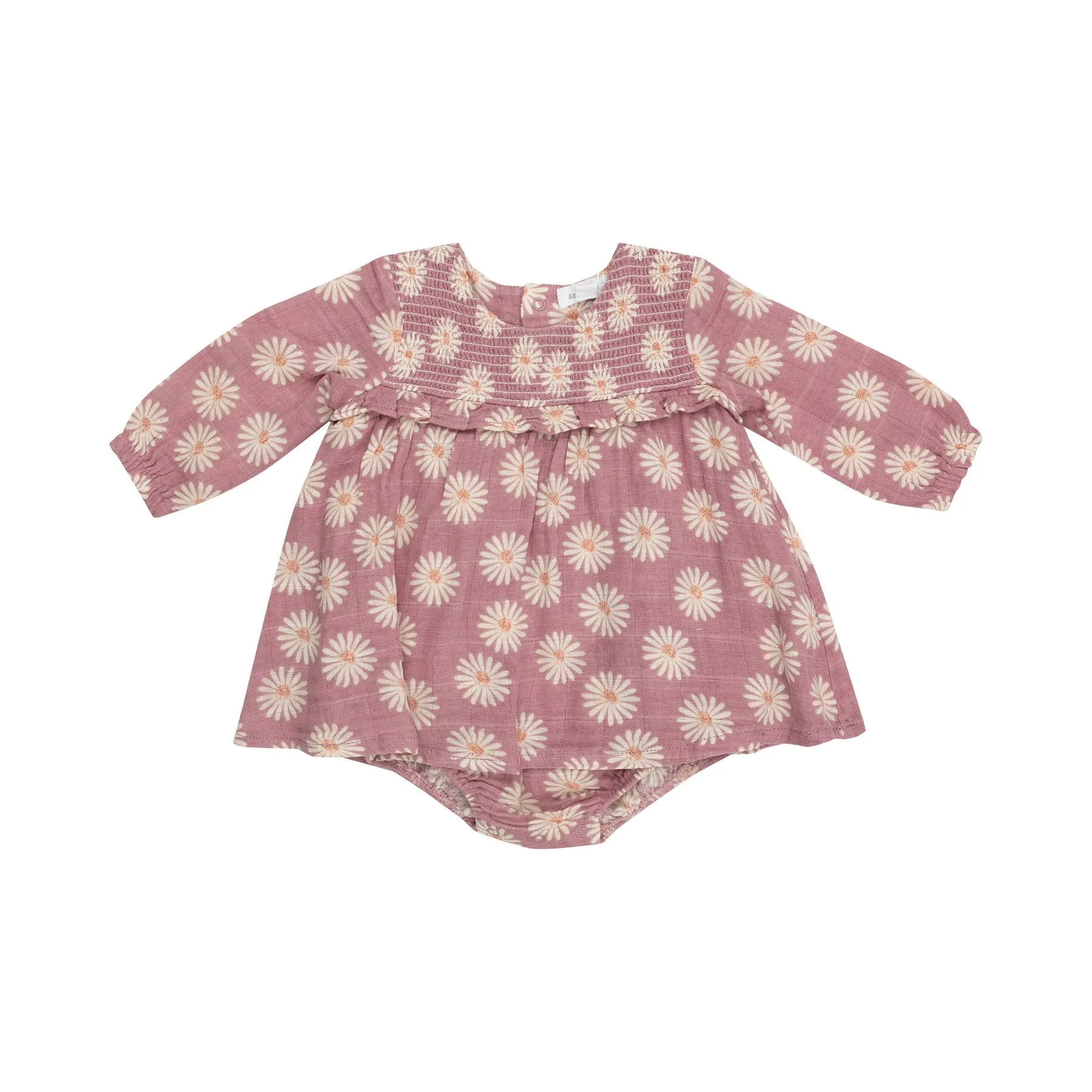Angel Dear Smocked Ruffle Bubble with Skirt