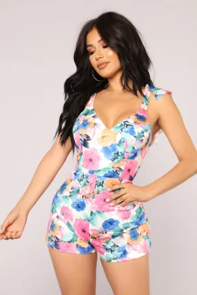 Aruba Floral Romper - Multi