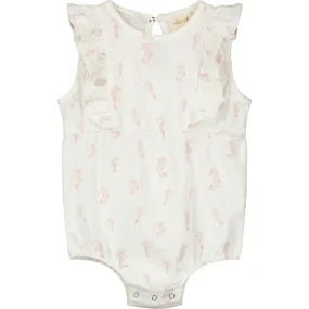Ava Bubble in White Seahorses