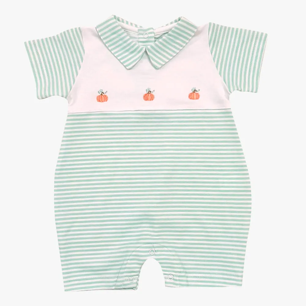 Baby Boy's Pumpkin Romper