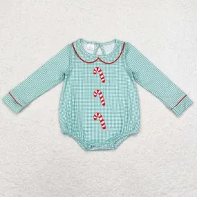 Baby Infant Boys Rompers Christmas Candy Cane Long Sleeve Rompers LR1519