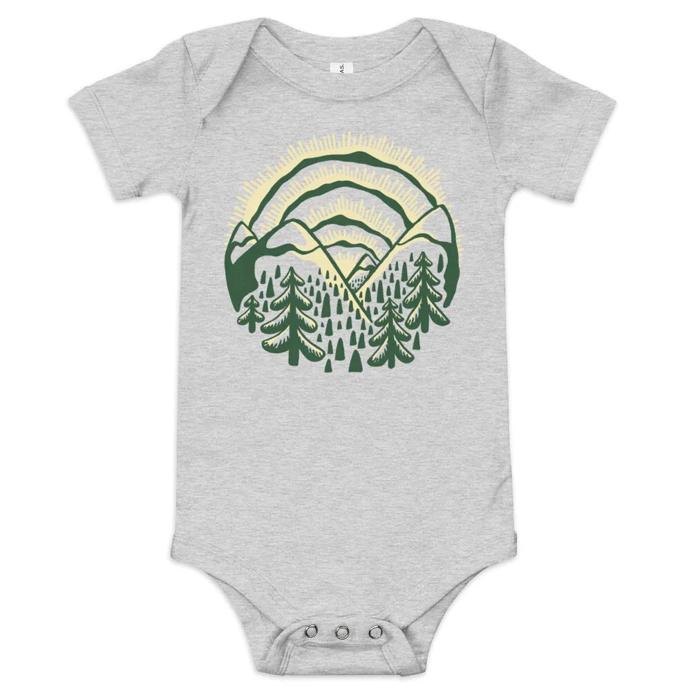 Baby Sunset Extra Soft One Piece | Design by Dylan Fant