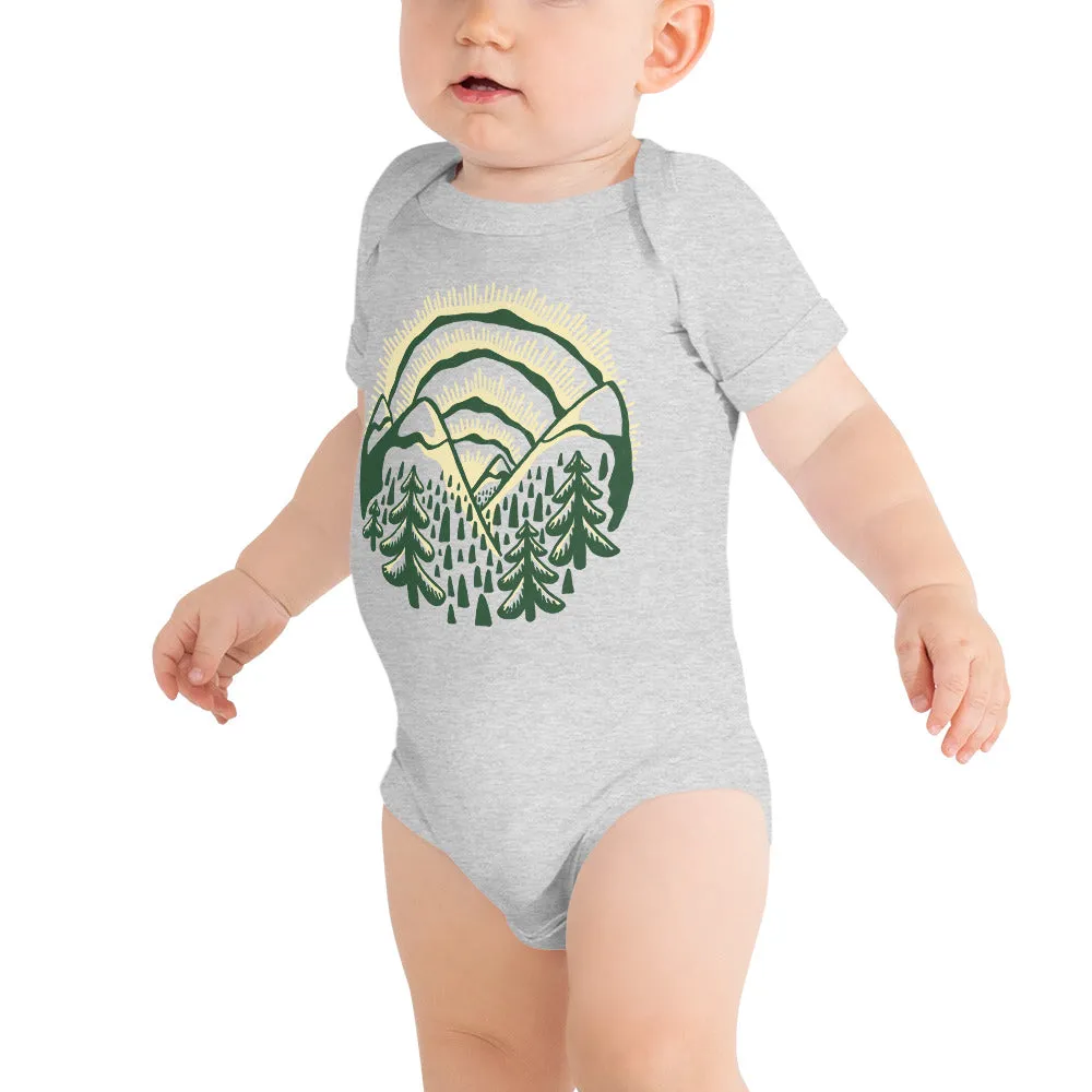 Baby Sunset Extra Soft One Piece | Design by Dylan Fant