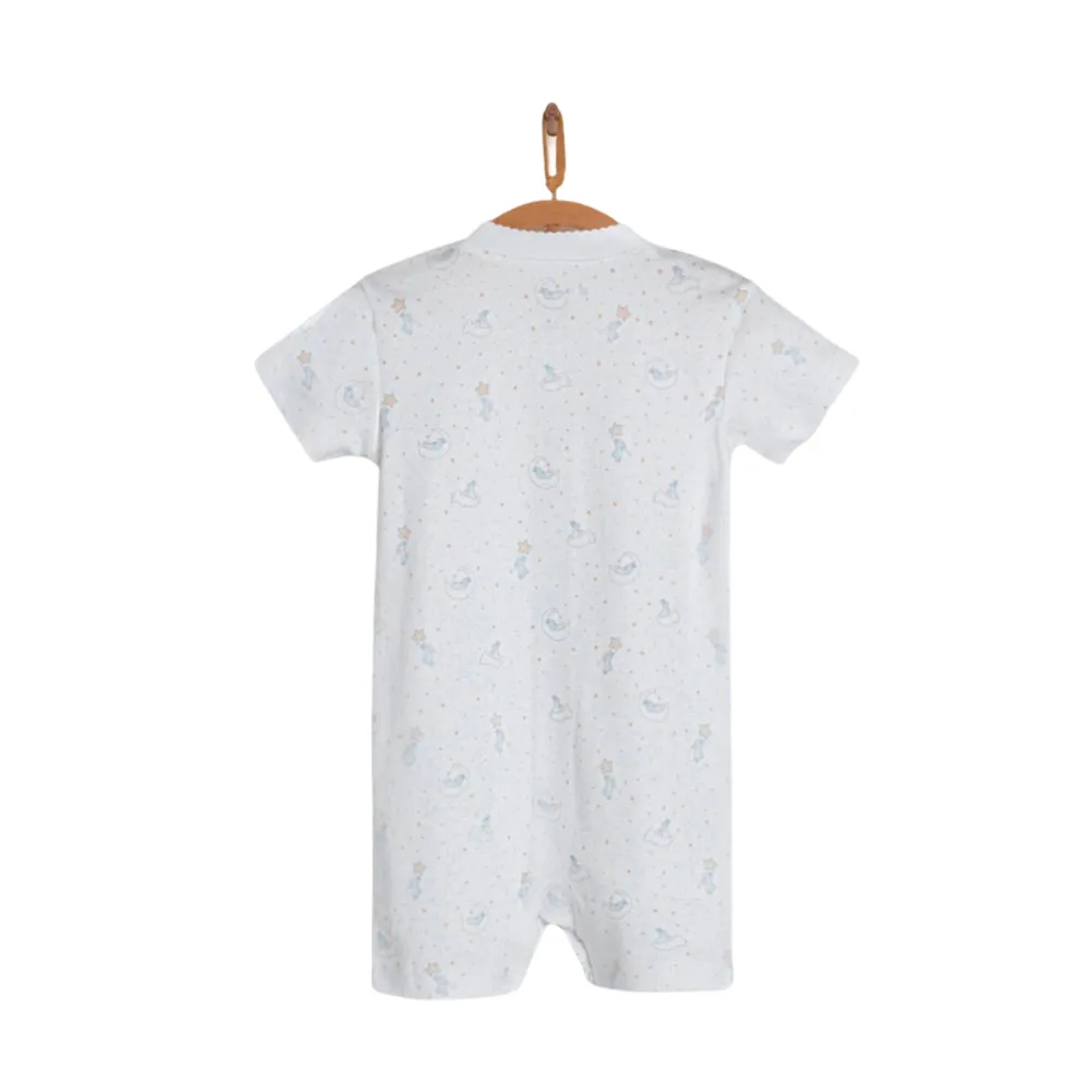 Babycottons Dreams Short Romper - Light Blue