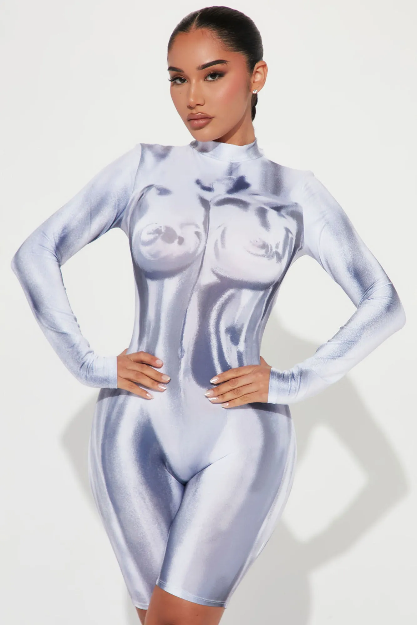 Bangin' Body Romper - White/combo