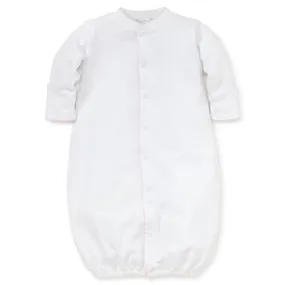 Basic Converter Gown White with Pink Trim