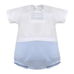 Basics - Baby Boy's Smocked Romper