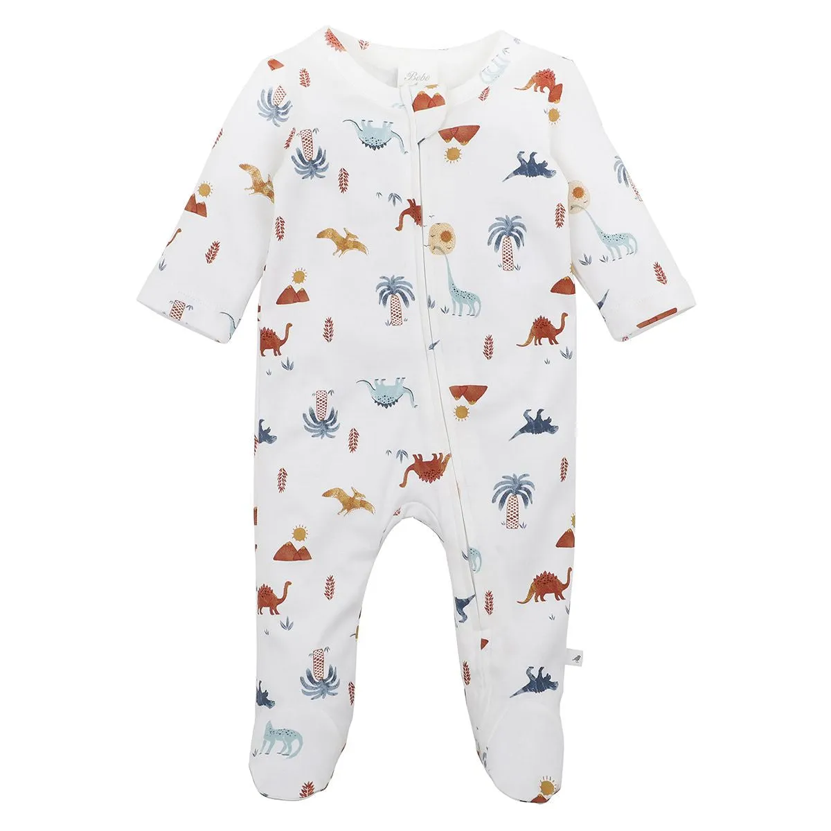 Bebe - Organic Long Sleeve Romper Dino