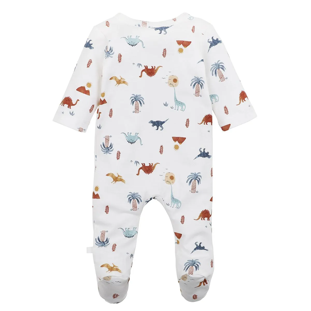 Bebe - Organic Long Sleeve Romper Dino