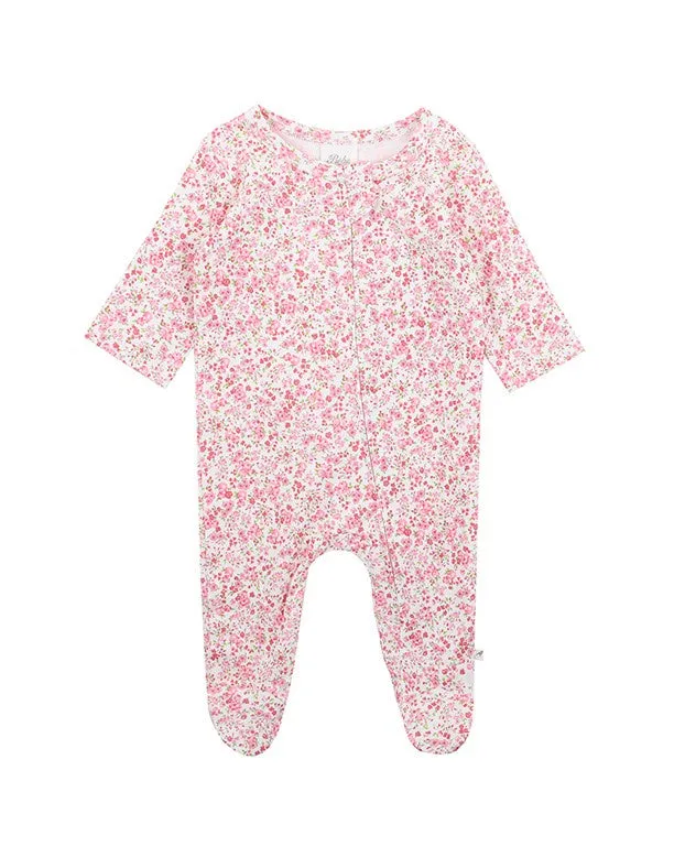 Bebe - Organic Long Sleeve Romper Floral