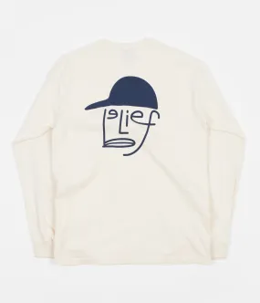 Belief Typeface Long Sleeve T-Shirt - Ivory