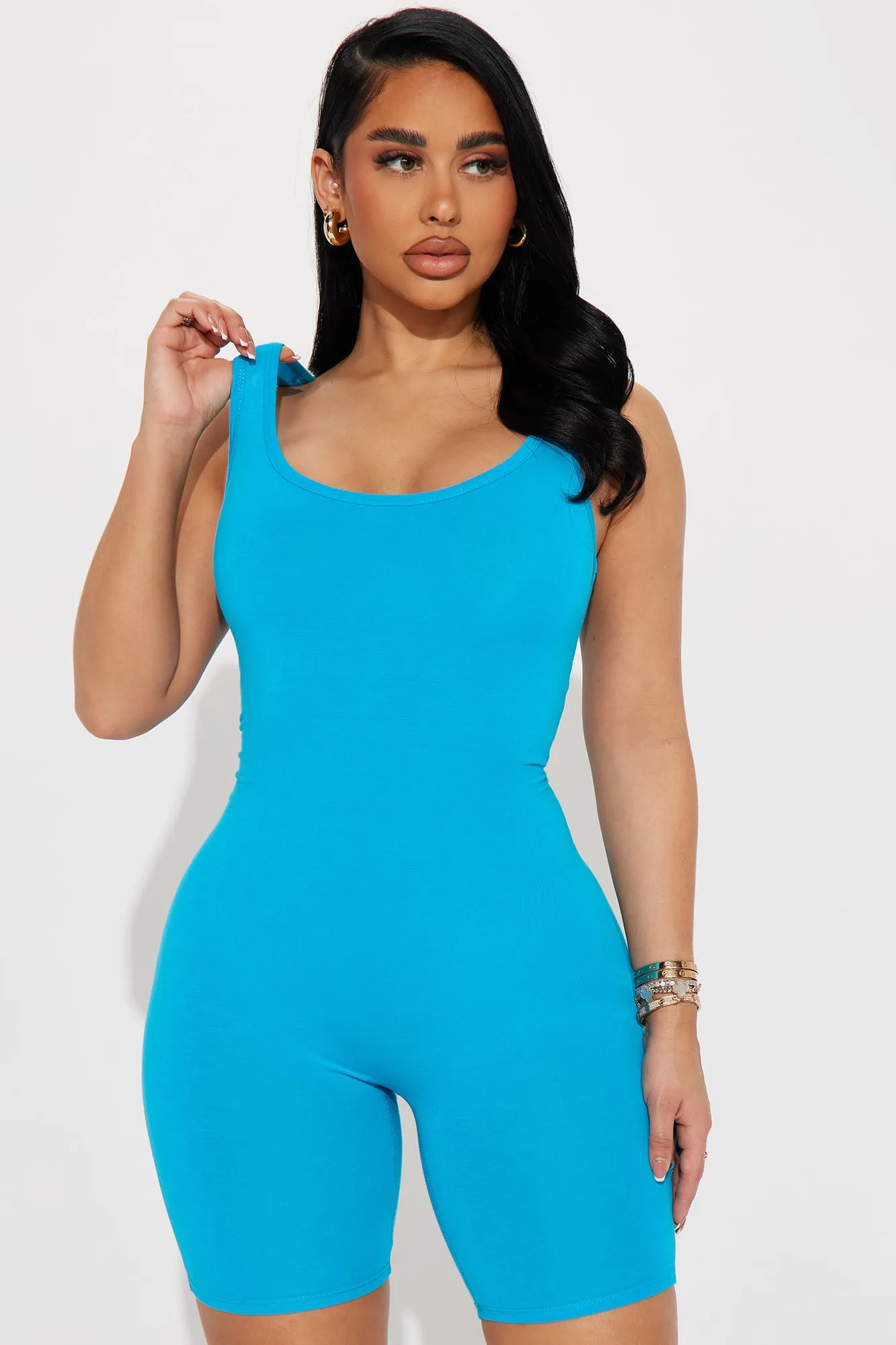 Betty Romper - Turquoise