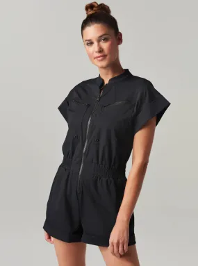 Blanc Noir Mastermind Romper - Black