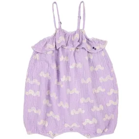 Bobo Choses Lavender Waves All Over Romper