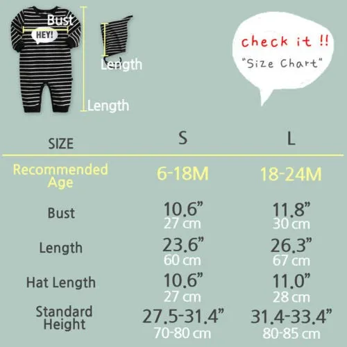 Bonjour Speech Bubble Set (Jumpsuit & Hat)