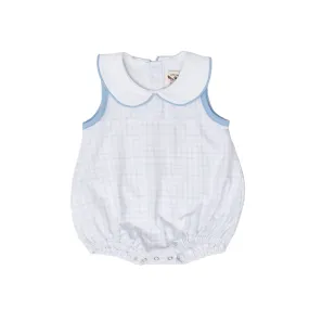 Boys Blue Windowpane Bubble