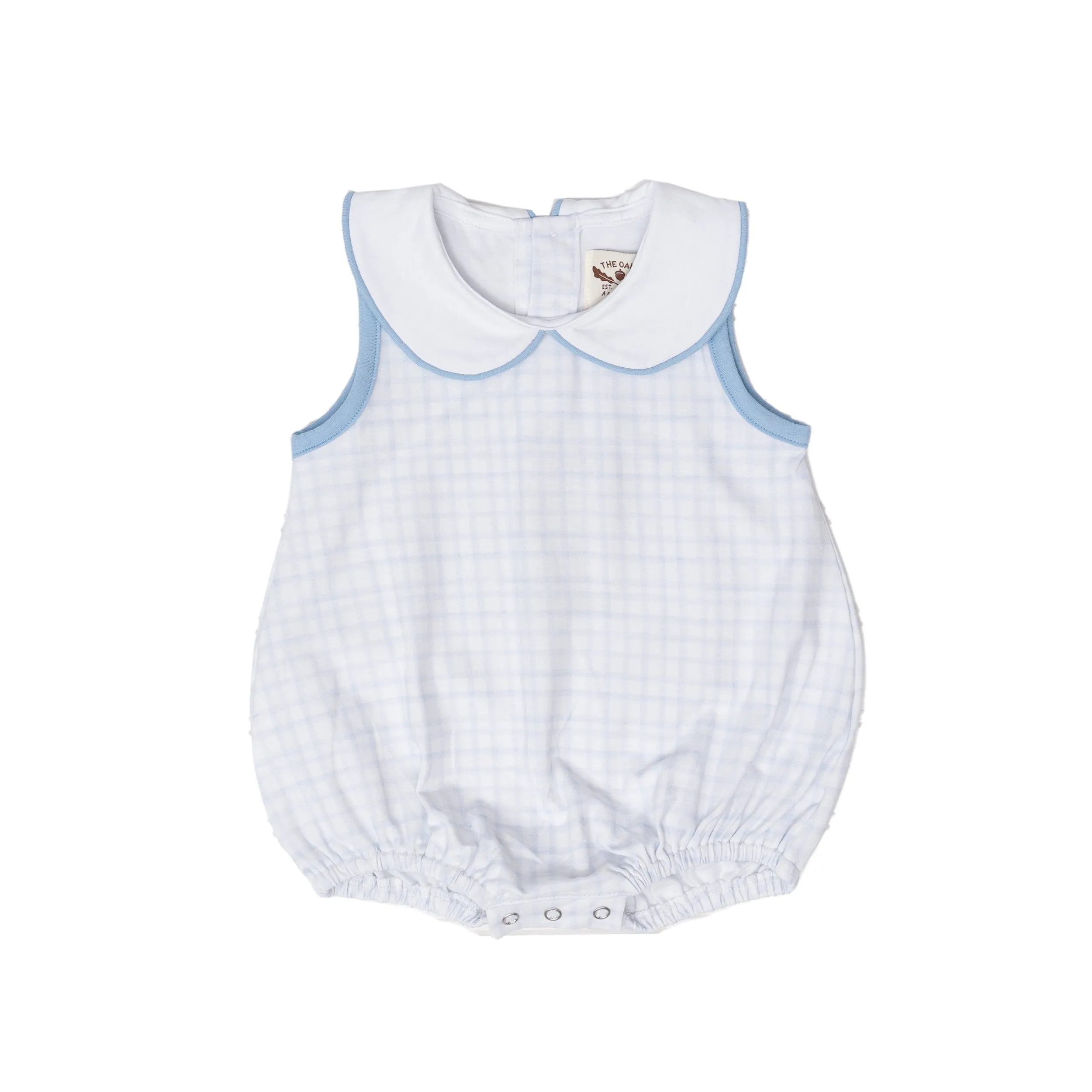 Boys Blue Windowpane Bubble