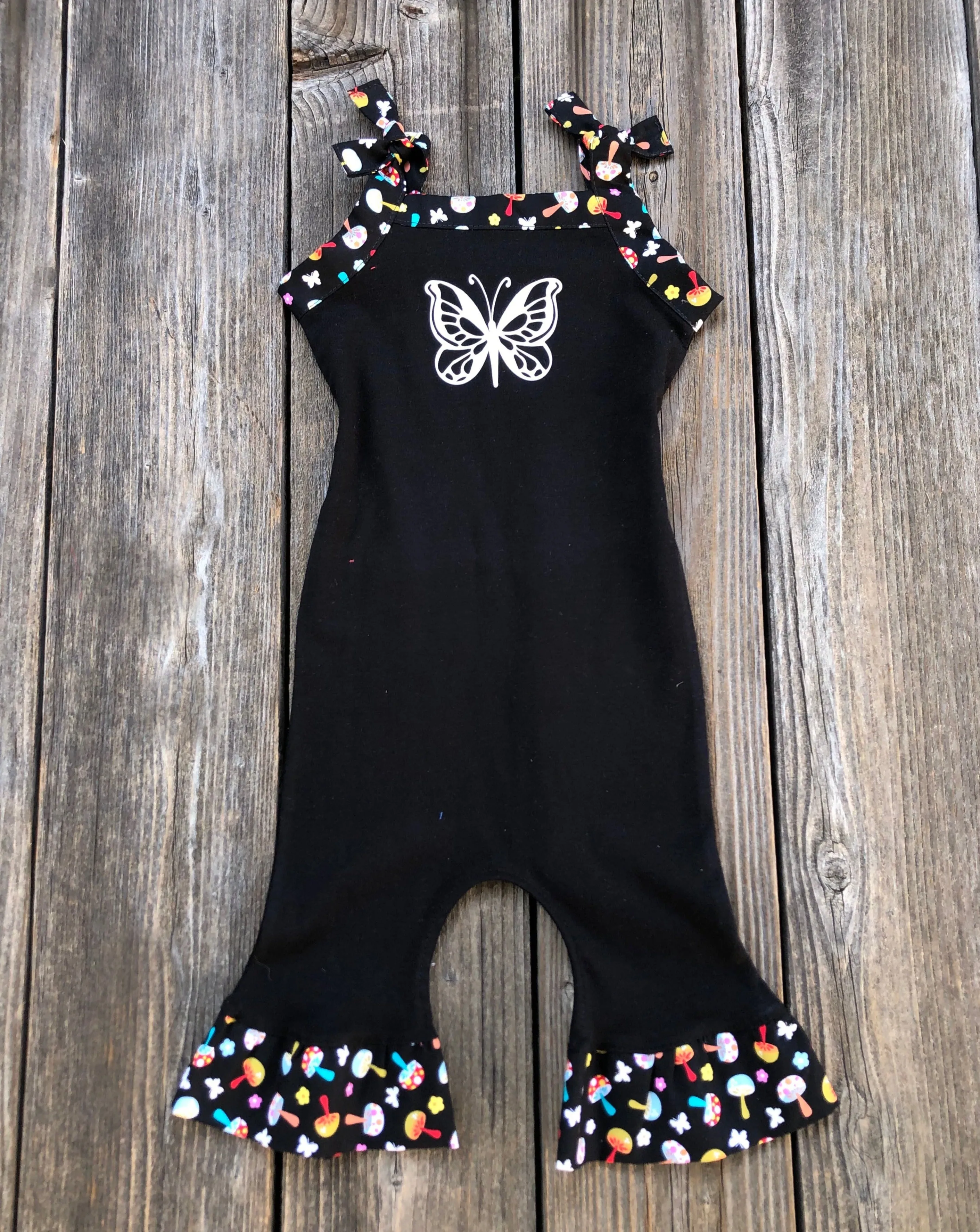 Butterfly & Mushrooms Romper
