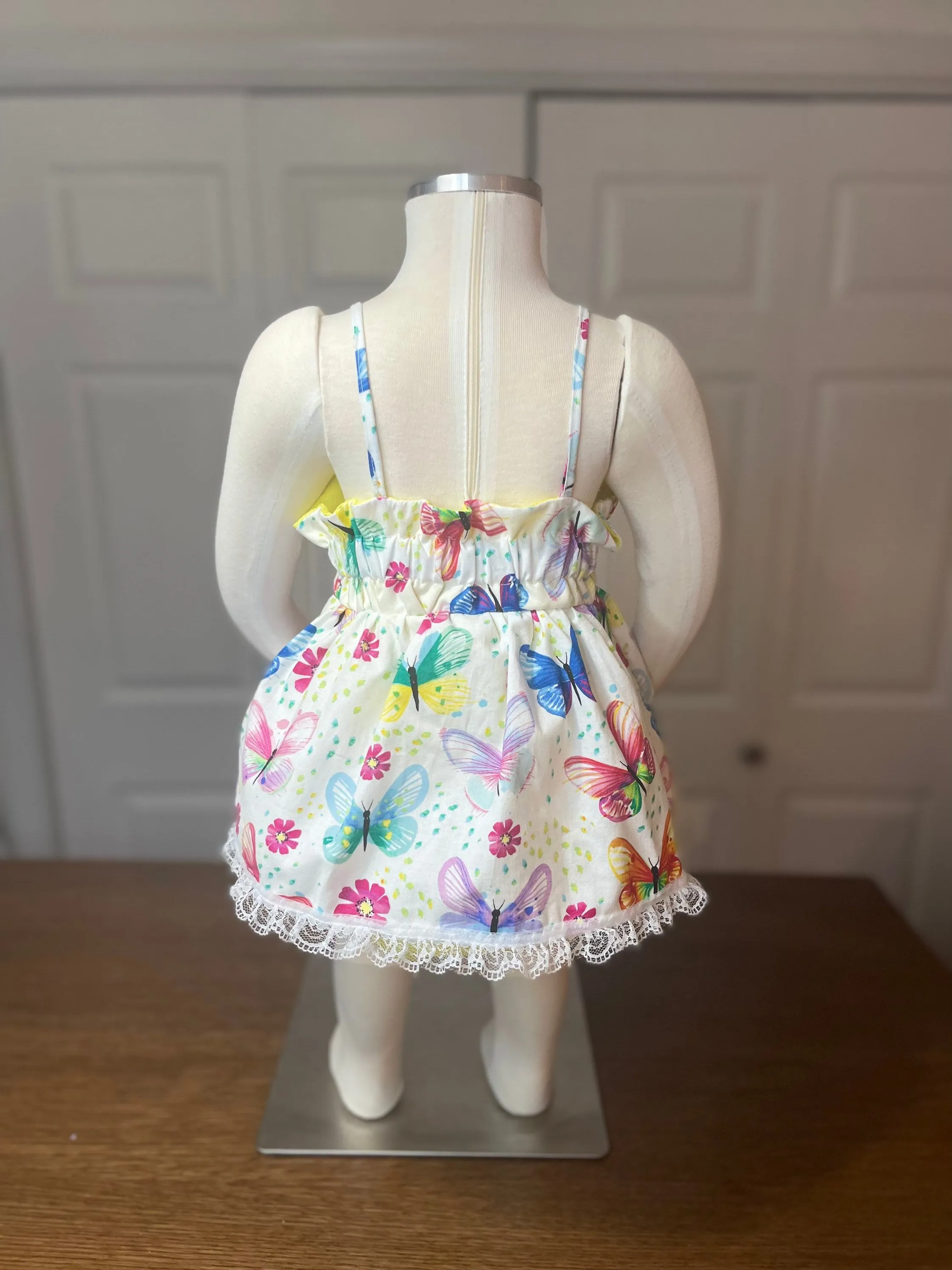 Butterfly Skirted Romper