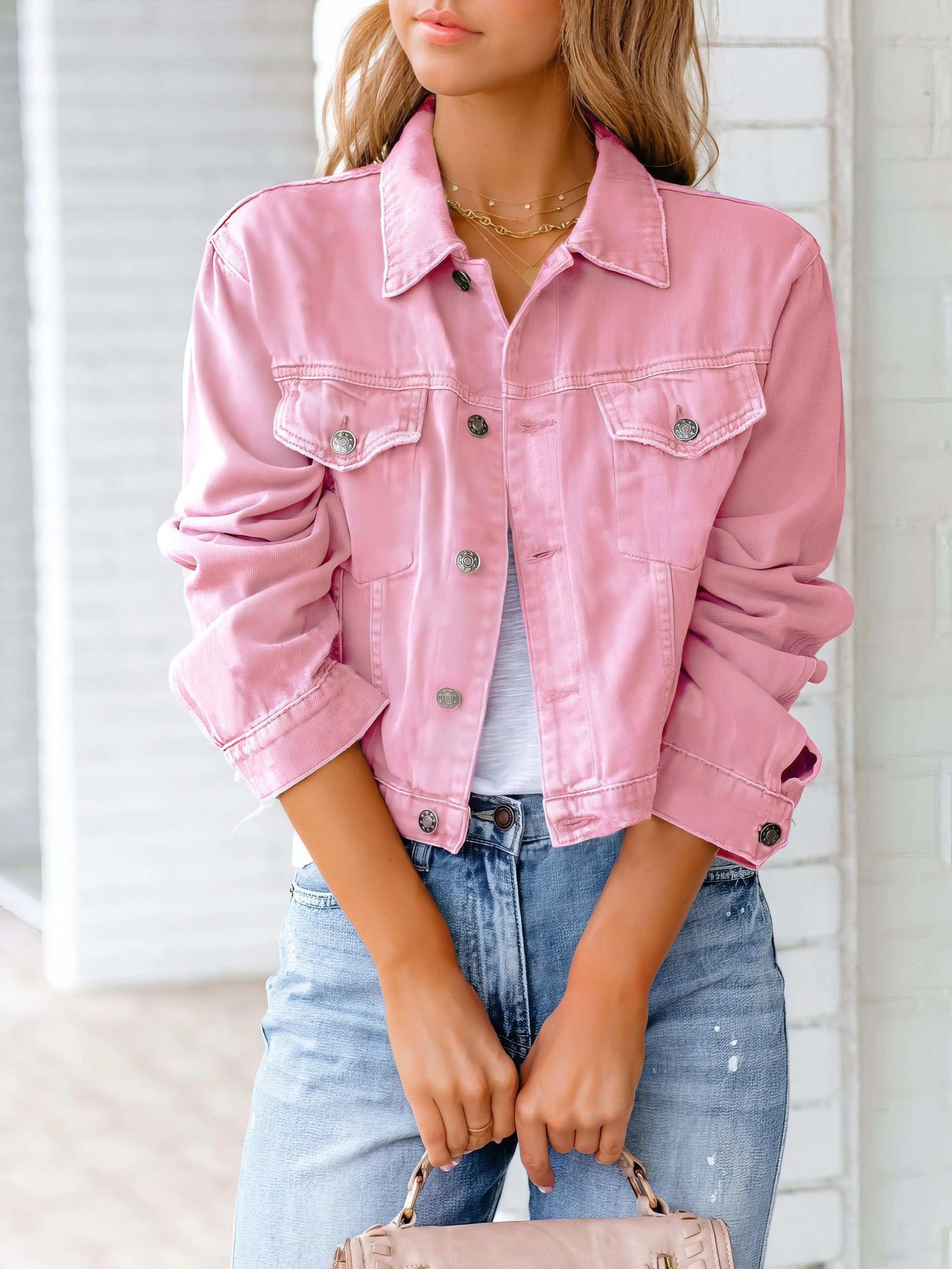 Button-Down Denim Jacket