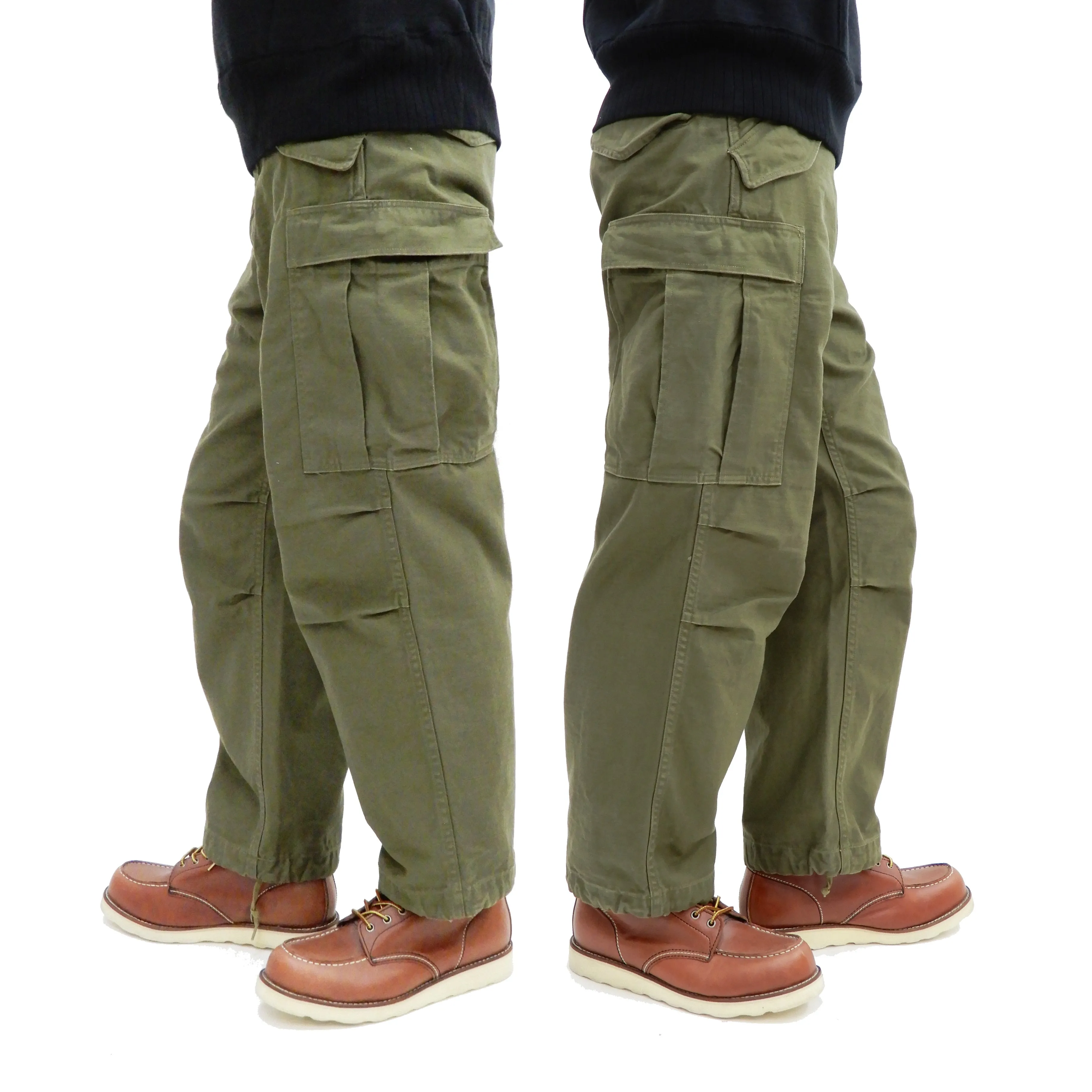Buzz Rickson Cargo Pants Men's US Army Korean War M-1951 Field Trouser BR41962 Olive