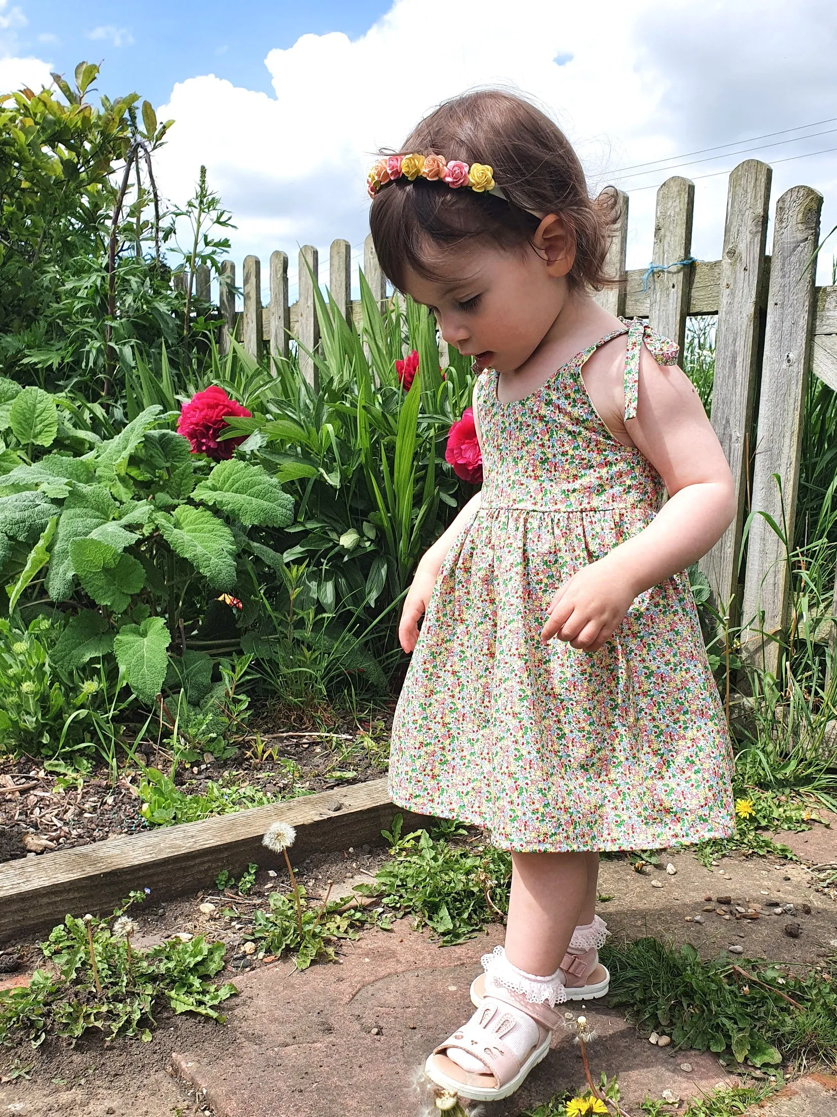 Child Azalea Romper and Dress Digital Sewing Pattern Sizes NB-5T