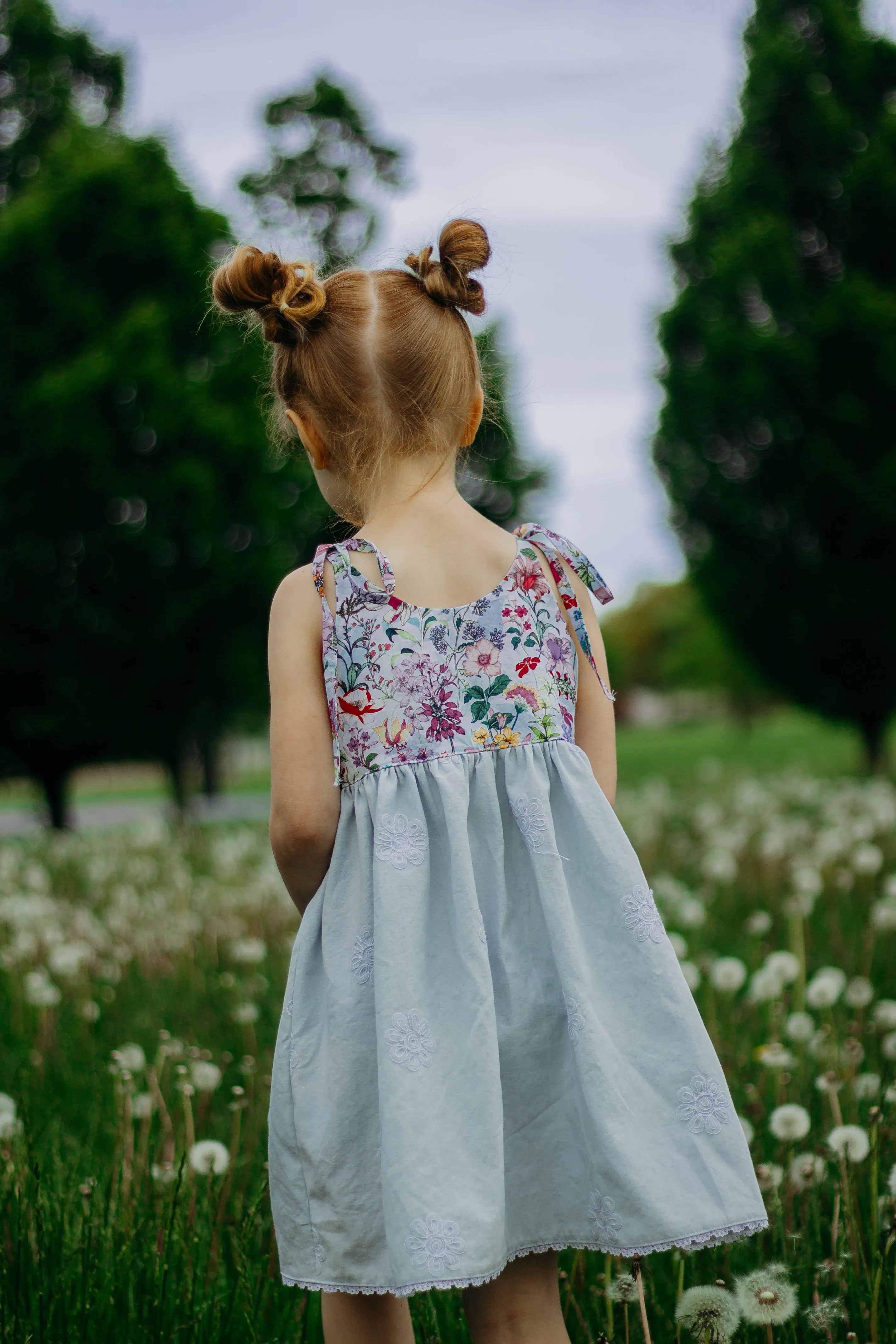 Child Azalea Romper and Dress Digital Sewing Pattern Sizes NB-5T