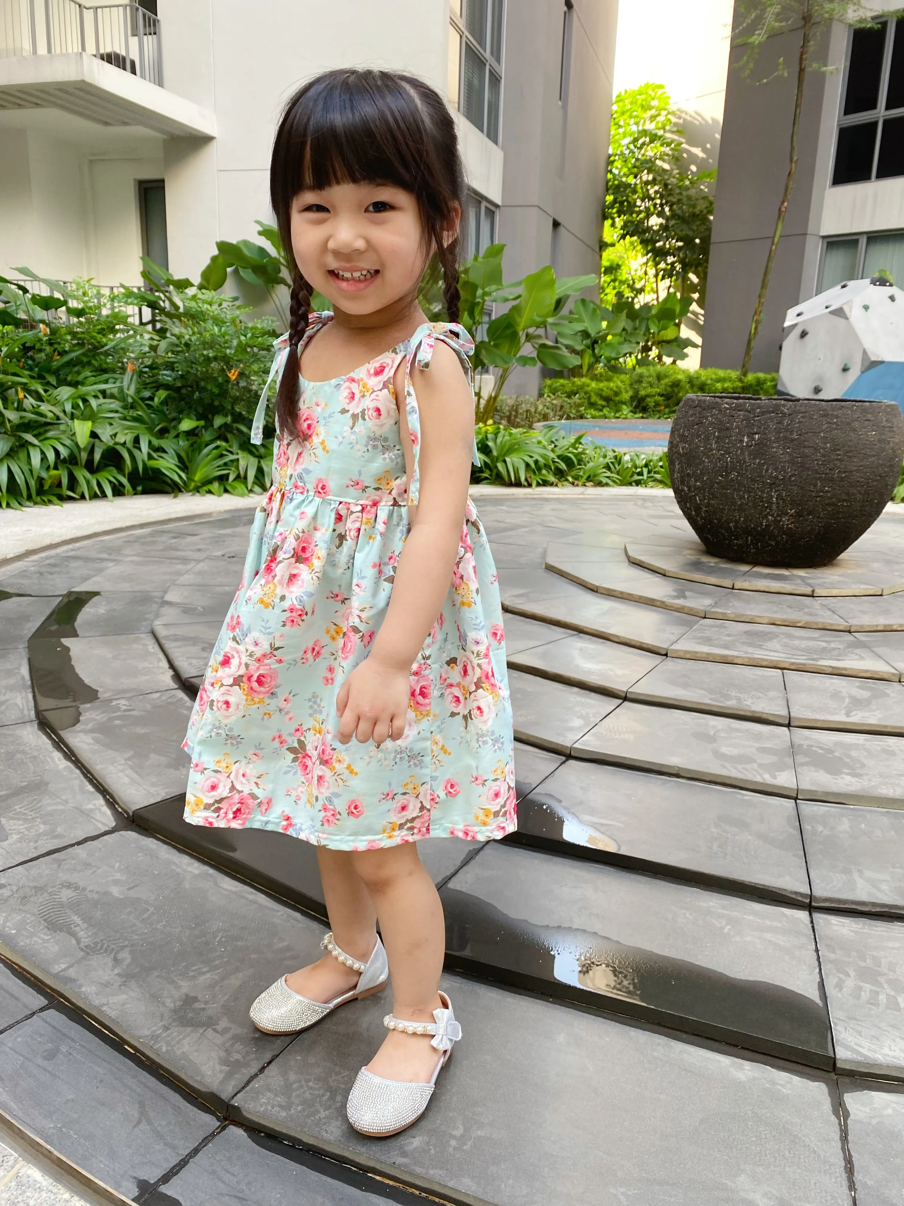 Child Azalea Romper and Dress Digital Sewing Pattern Sizes NB-5T