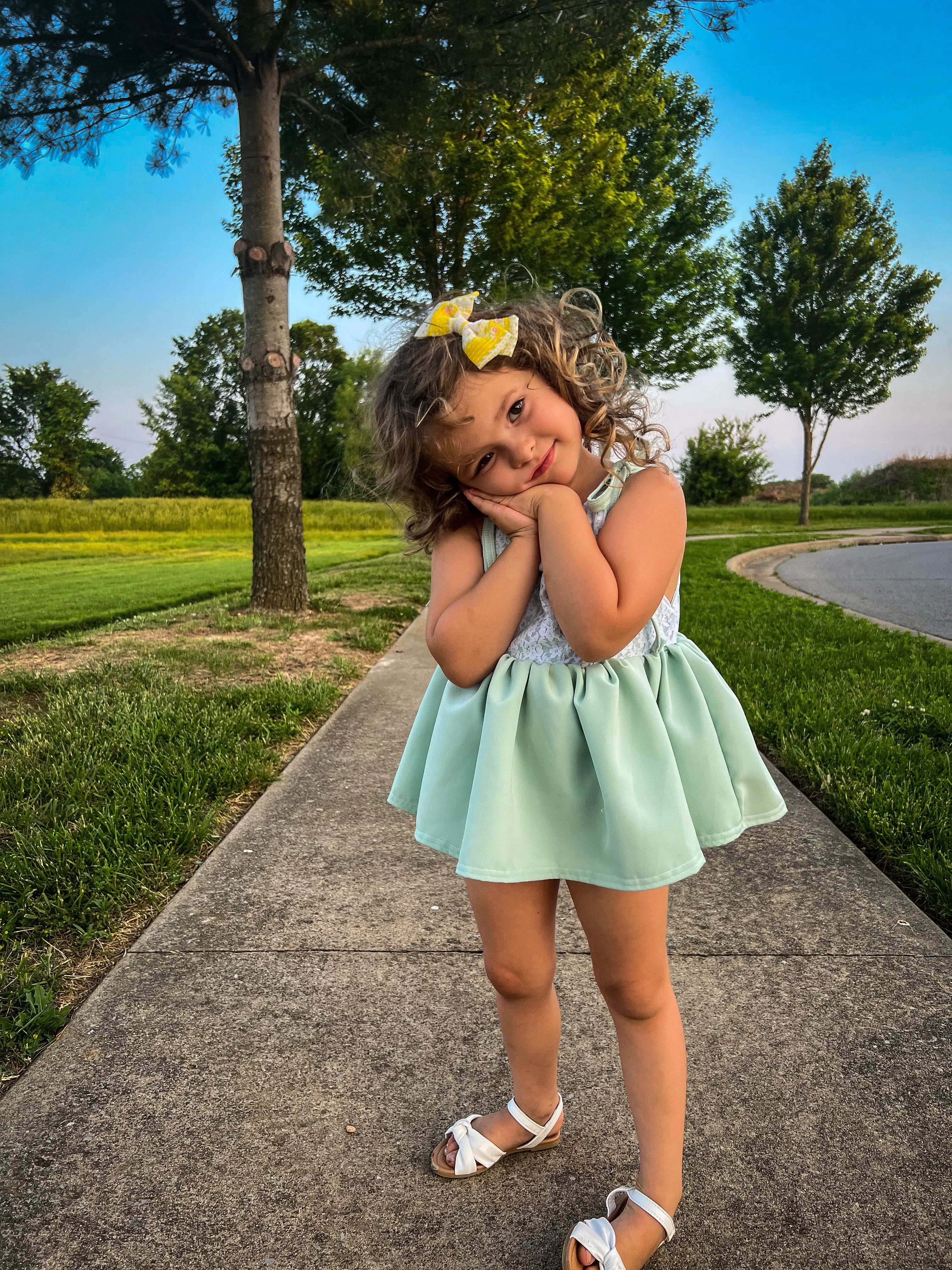 Child Azalea Romper and Dress Digital Sewing Pattern Sizes NB-5T