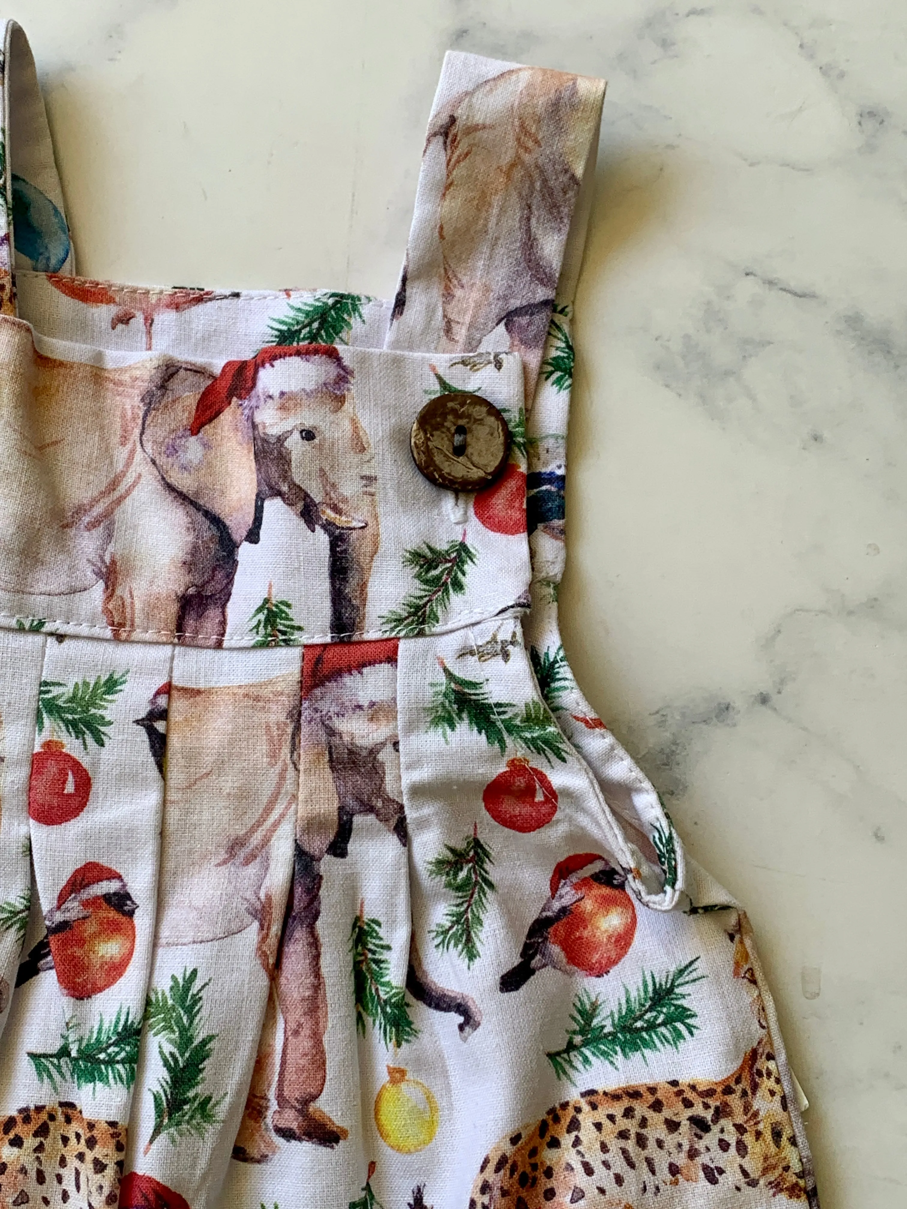 Christmas Animal Dungarees