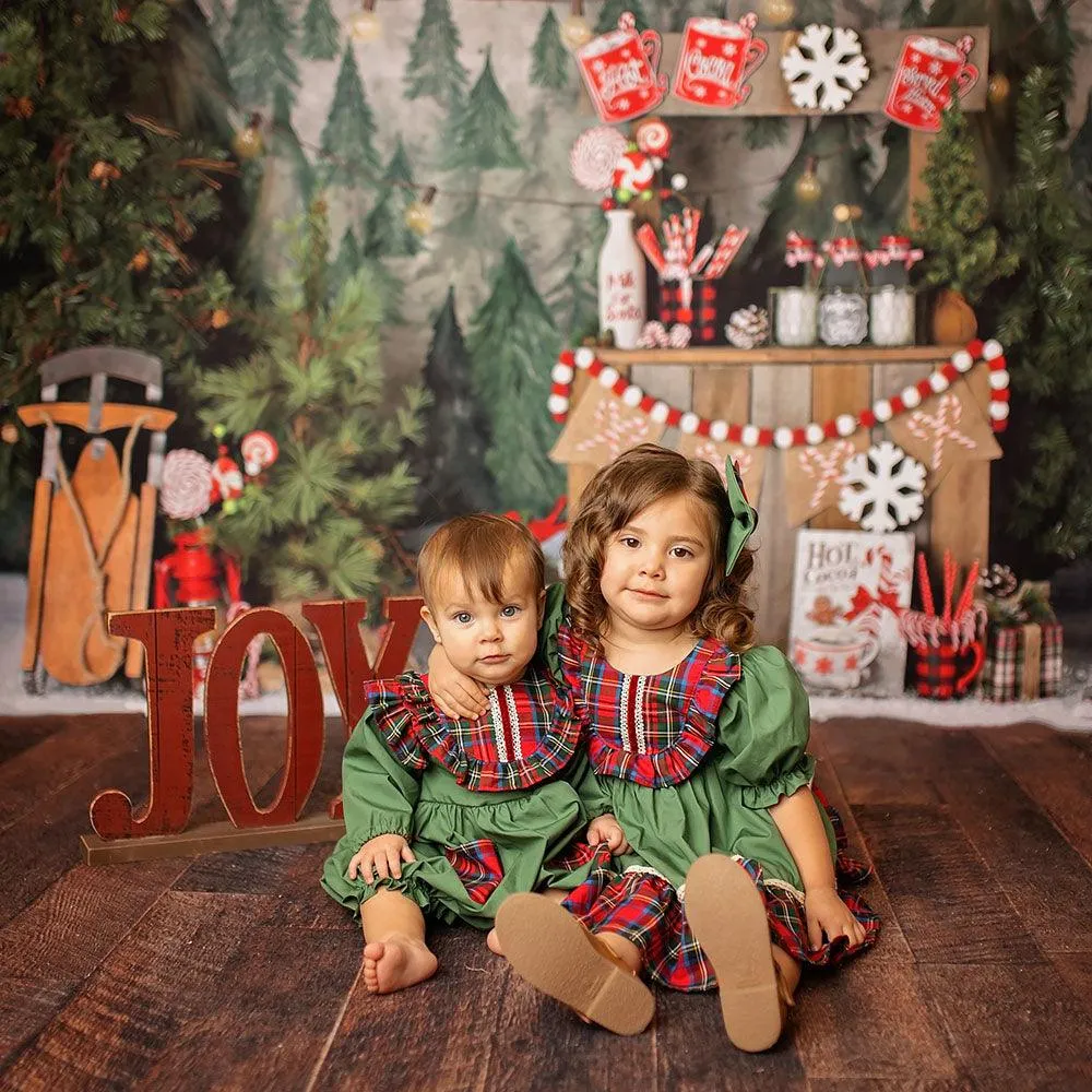 Christmas Carol Infant Toddler Girls Bubble Romper