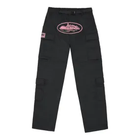 Corteiz Guerillaz Cargo Pant Black/Pink