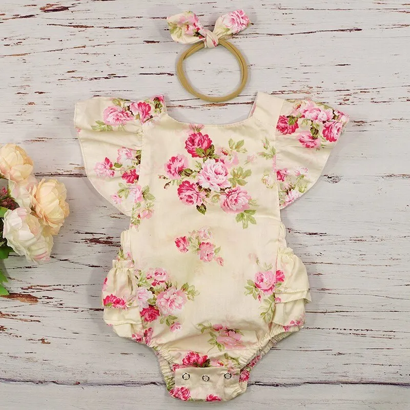Cotton Floral Romper