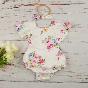 Cotton Floral Romper