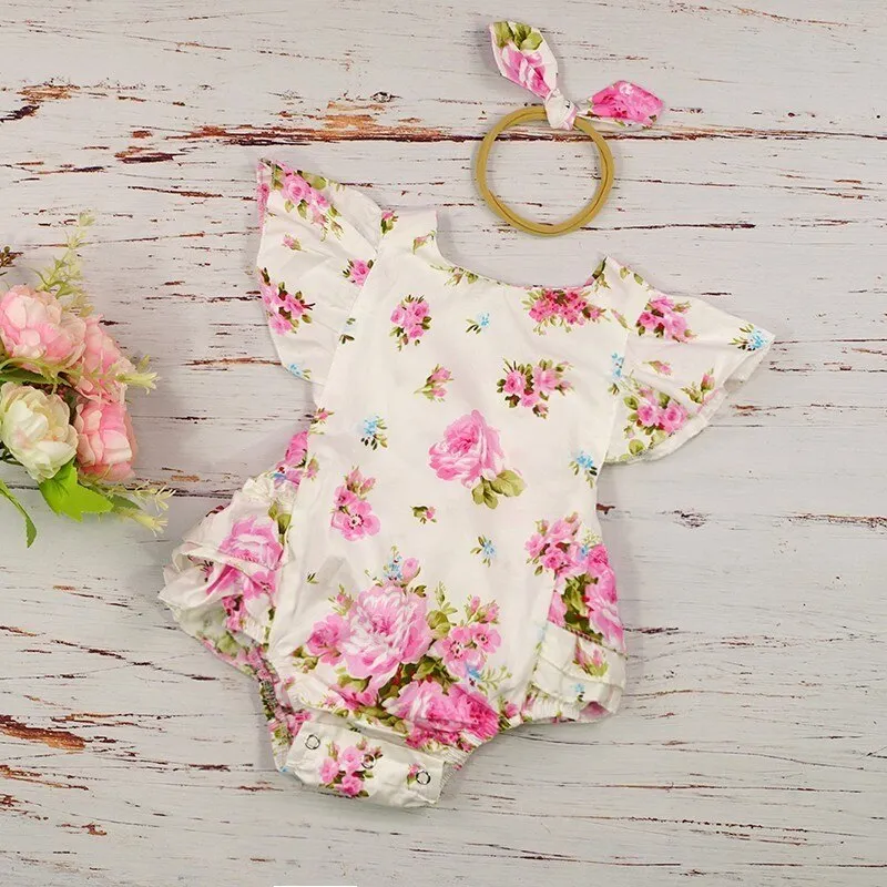 Cotton Floral Romper