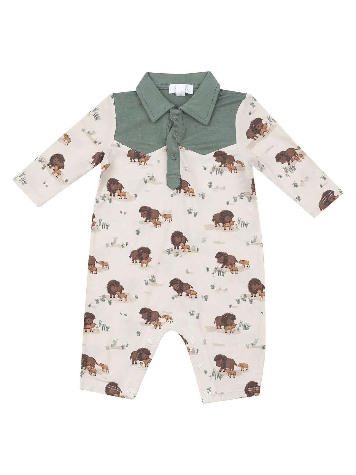 Cowboy Romper, Bison Families